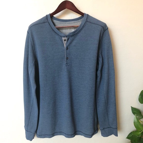 Eddie Bauer Other - EDDIE BAUER 3 button waffle knit long slv Henley